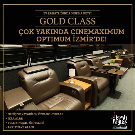 gold class sinema koltukları